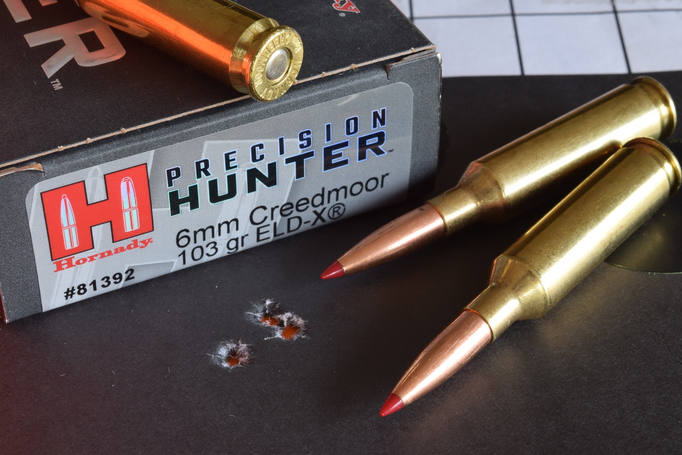 Hornady match and hunting ammunition in 6mm CM