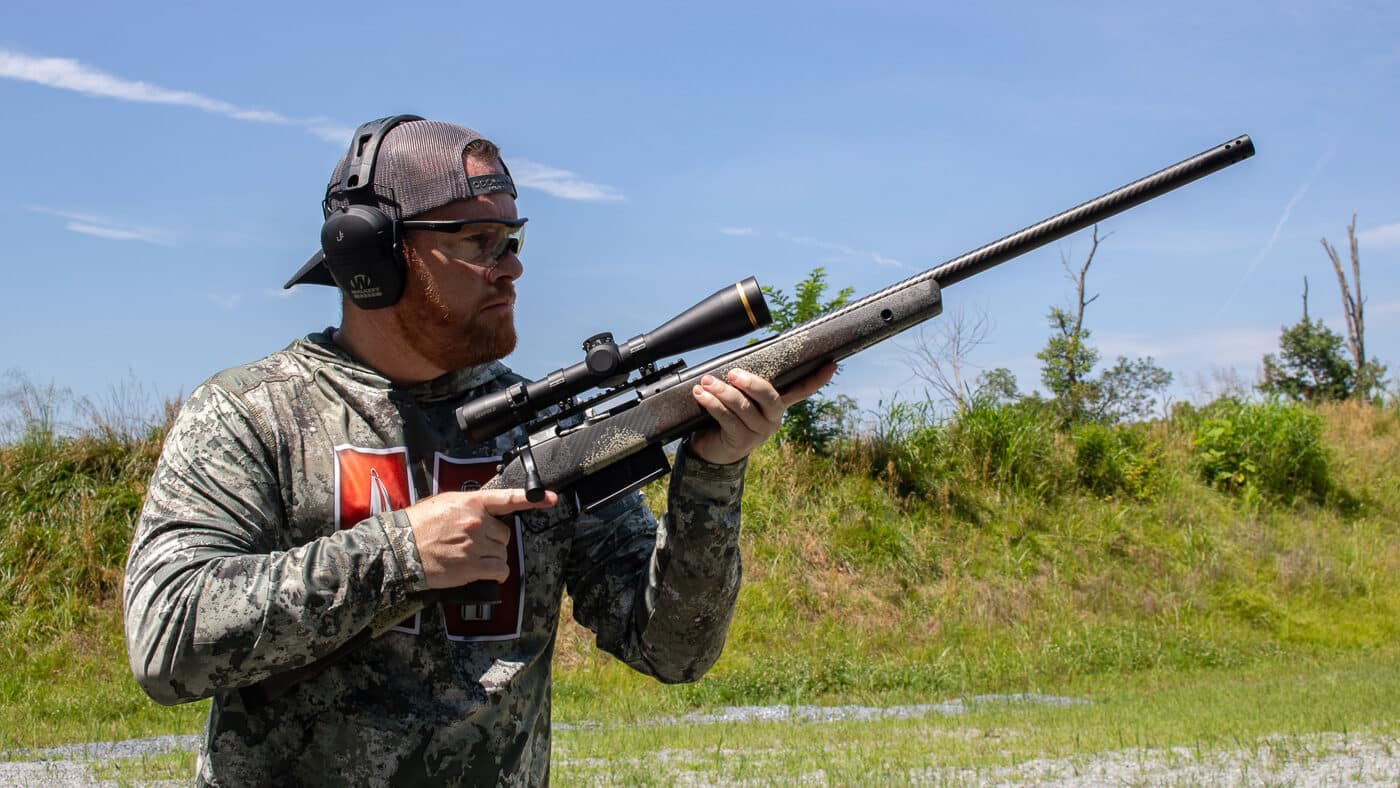7mm PRC ammunition cartridges displayed showing the modern bottleneck magnum case design and polymer-tipped projectiles used for precision hunting. The 7mm PRC delivers exceptional long-range hunting performance. Modern cartridge designs emphasize aerodynamic bullet performance. Springfield chambers the Model 2020 Waypoint in 7mm PRC. Effective range extends beyond 500 yards with proper ammunition. The 7mm PRC uses 175-grain bullets for optimal penetration. Magnum cartridges provide flatter trajectories than standard chamberings. The 7mm PRC Model 2020 Waypoint combination ensures ethical harvests. Factory ammunition availability supports the PRC's growing popularity.
