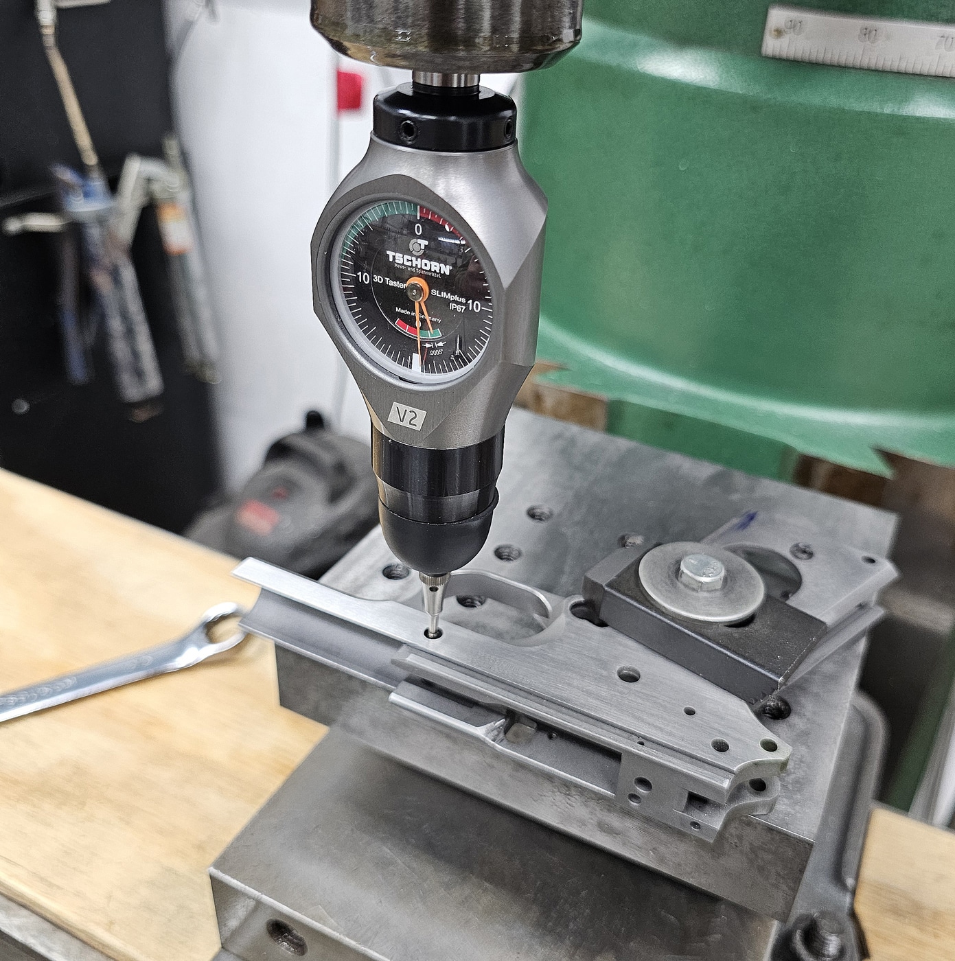 precision milling of slide for slide release