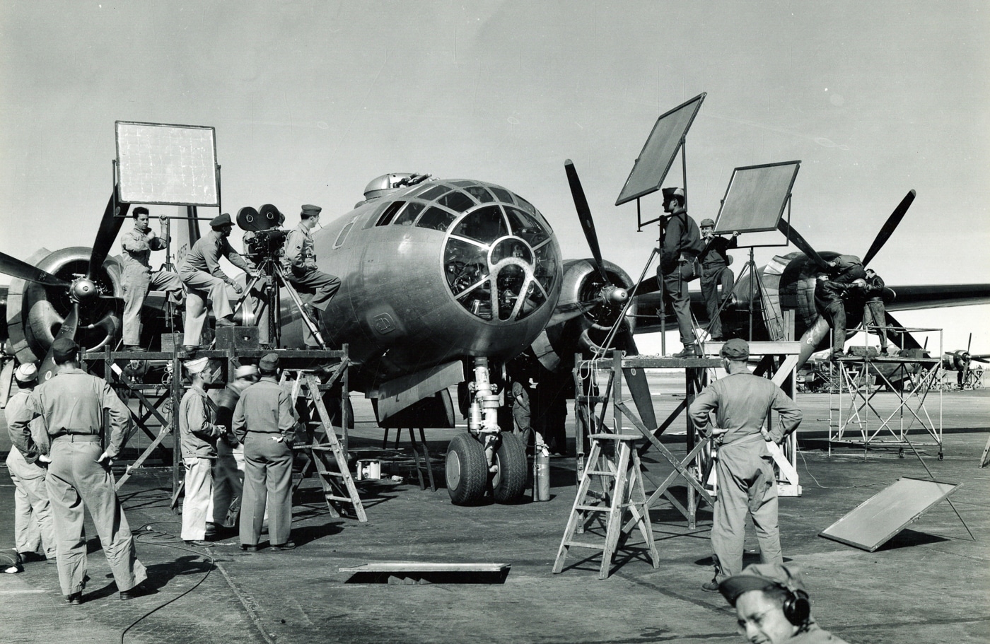 Boeing B-29 filmed for movie Target Tokyo