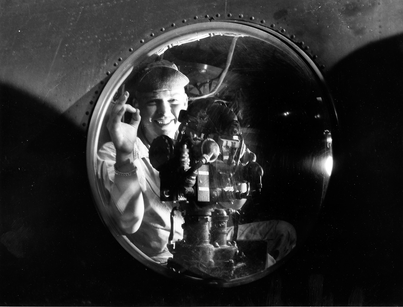 B-29 gunner side blister