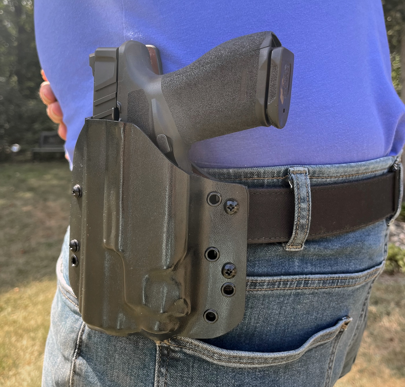 Falco Hybrid C908L holster for Echelon pistol