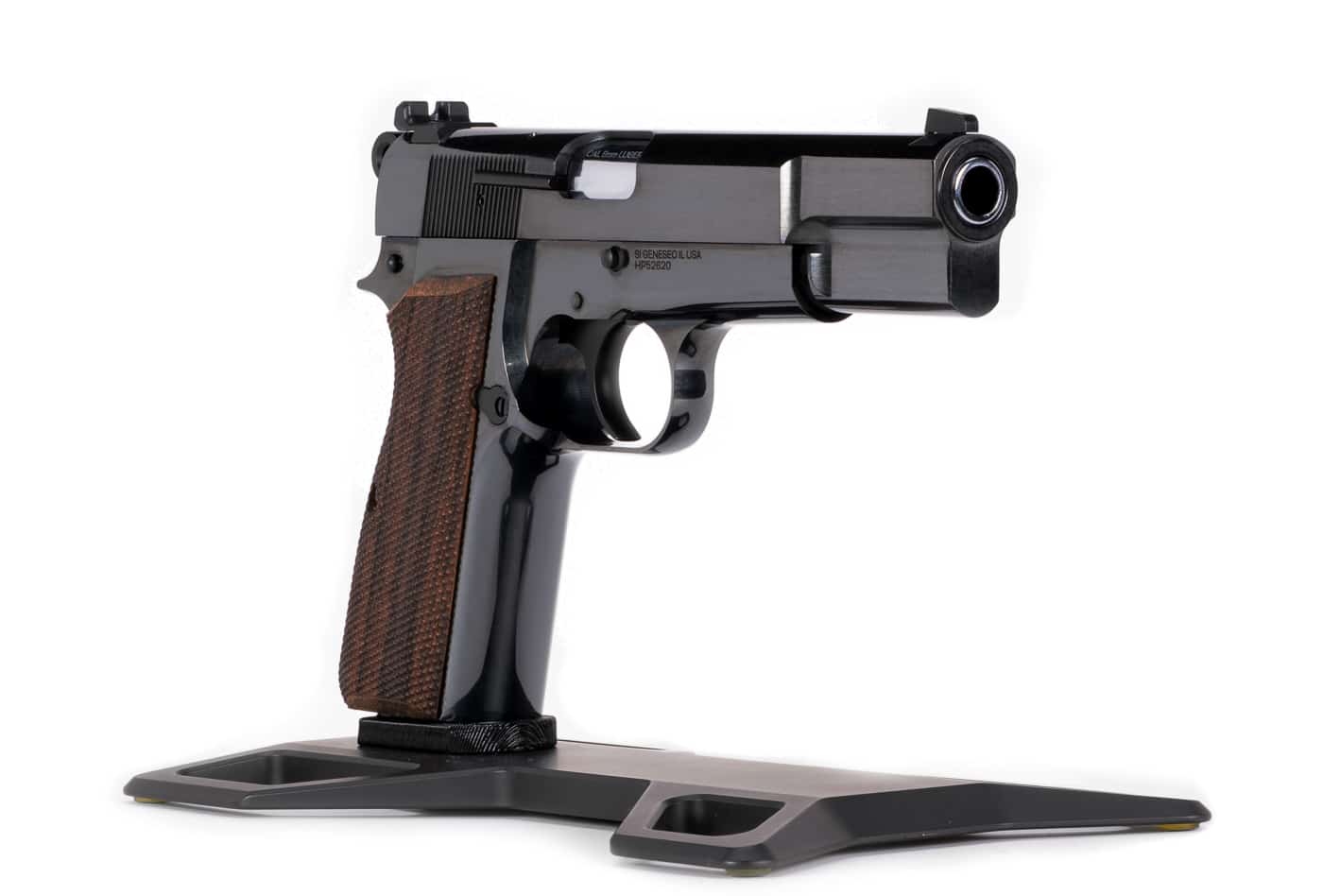 SA-35 with polished blue finish