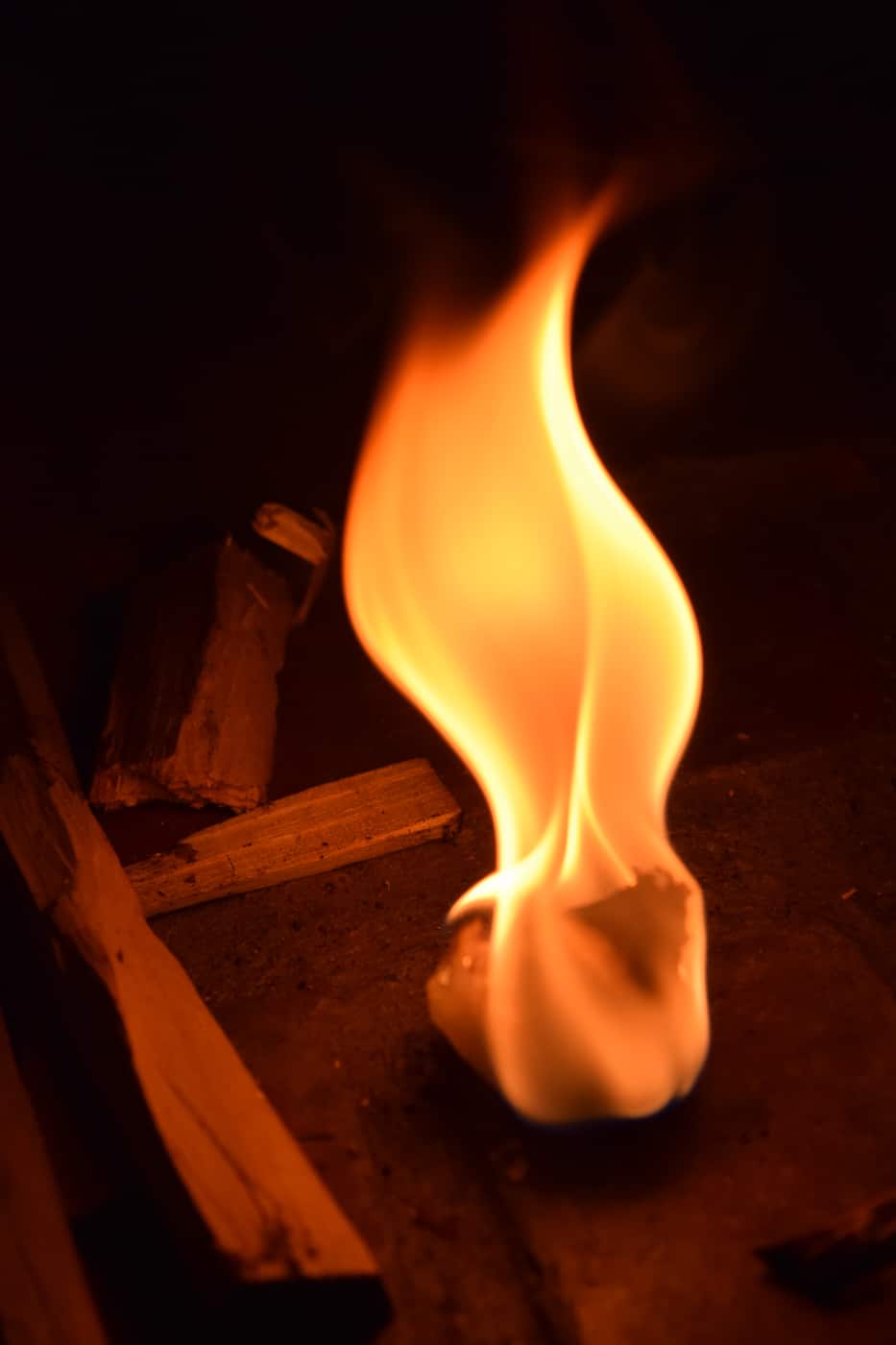 ample kindling is important