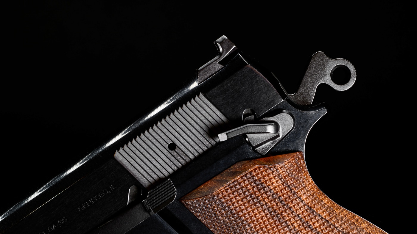 high polish blue SA-35 hammer and safety