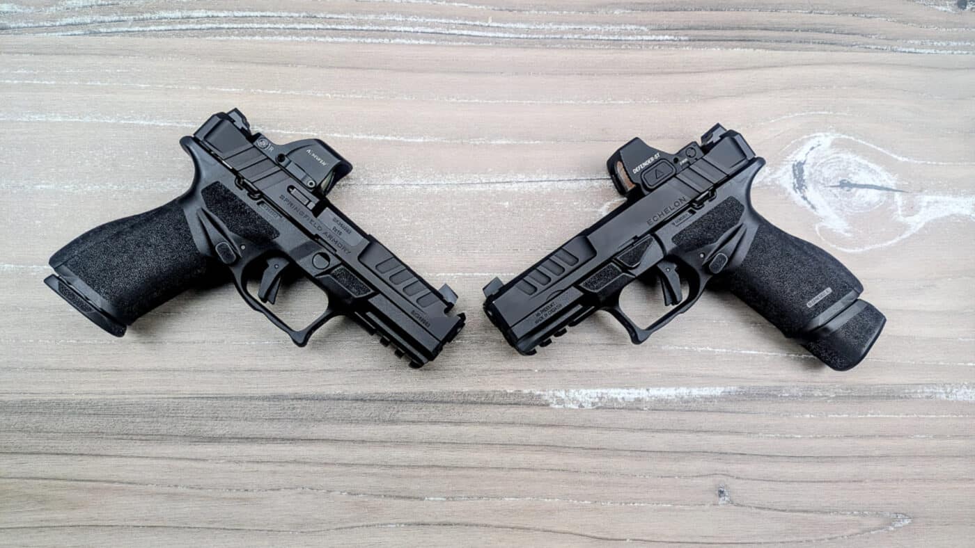 Whether you go full-size or compact, you're getting the same quality trigger, the same Variable Interface System, and the same recoil-reducing compensator technology in a slightly different package.