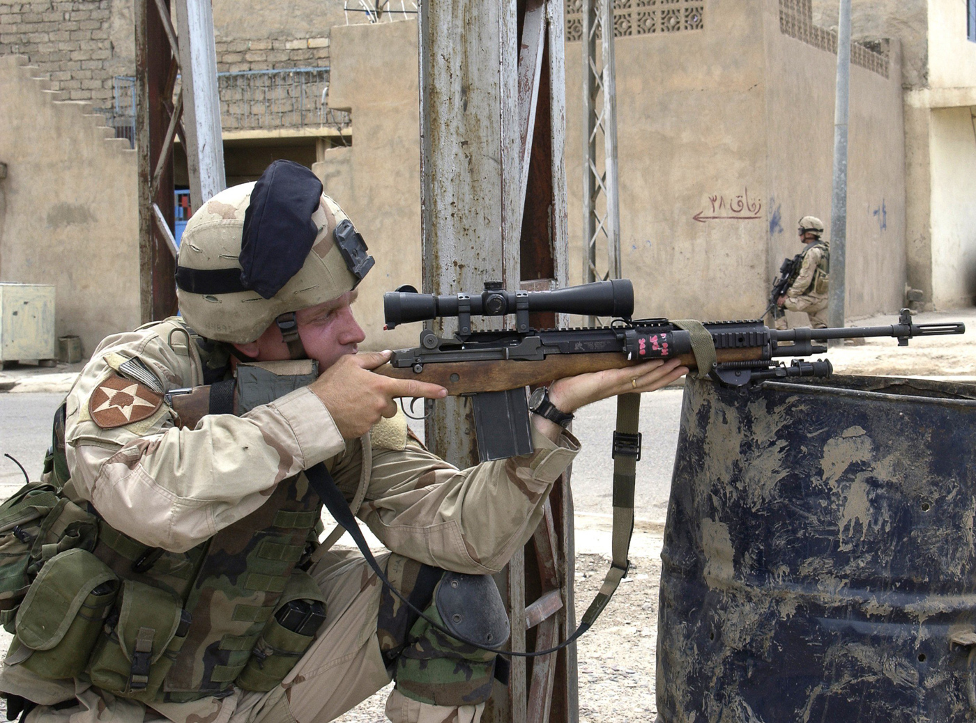M21 employed in Mosul Iraq