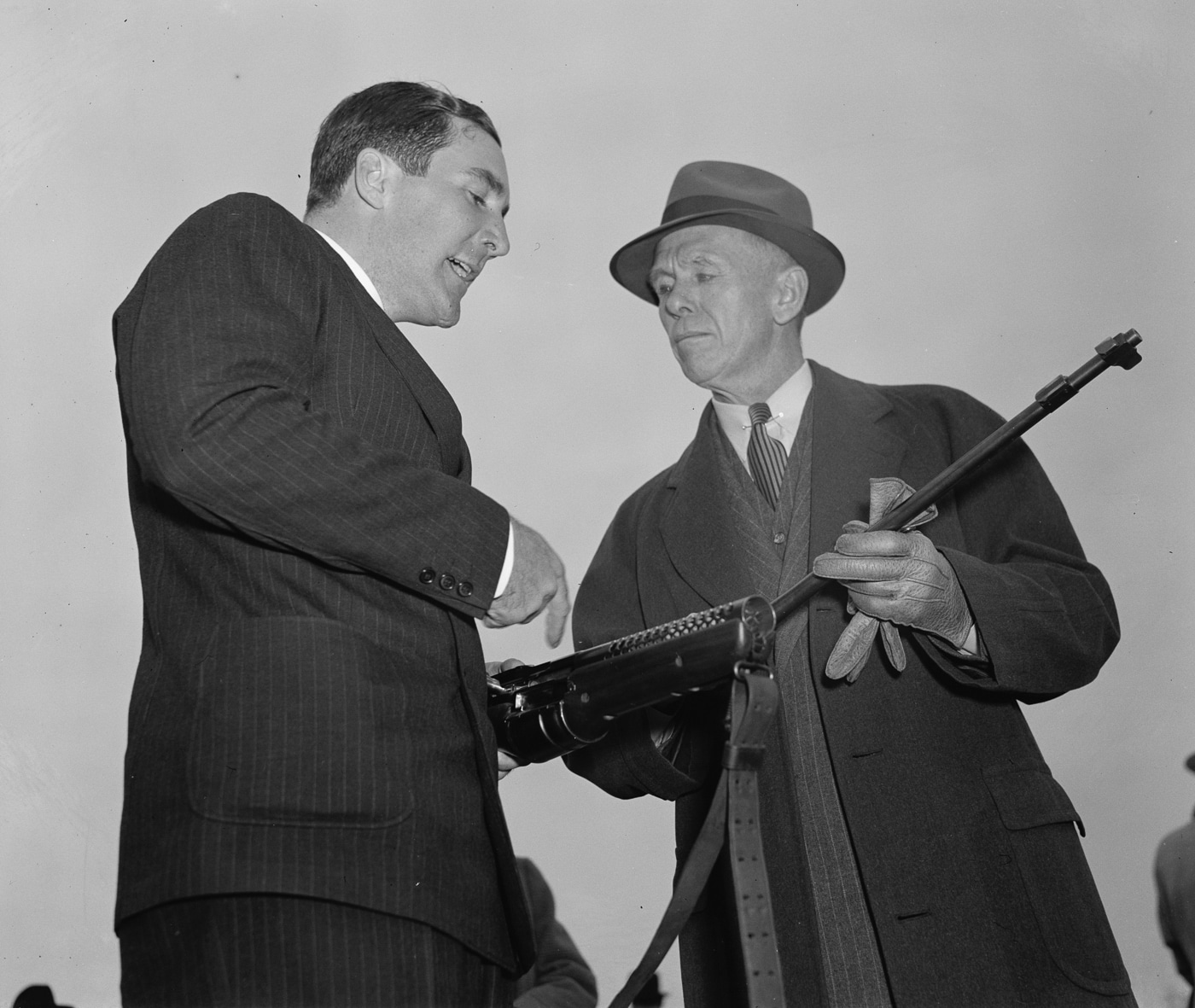 Melvin Johnson with M1941 rifle