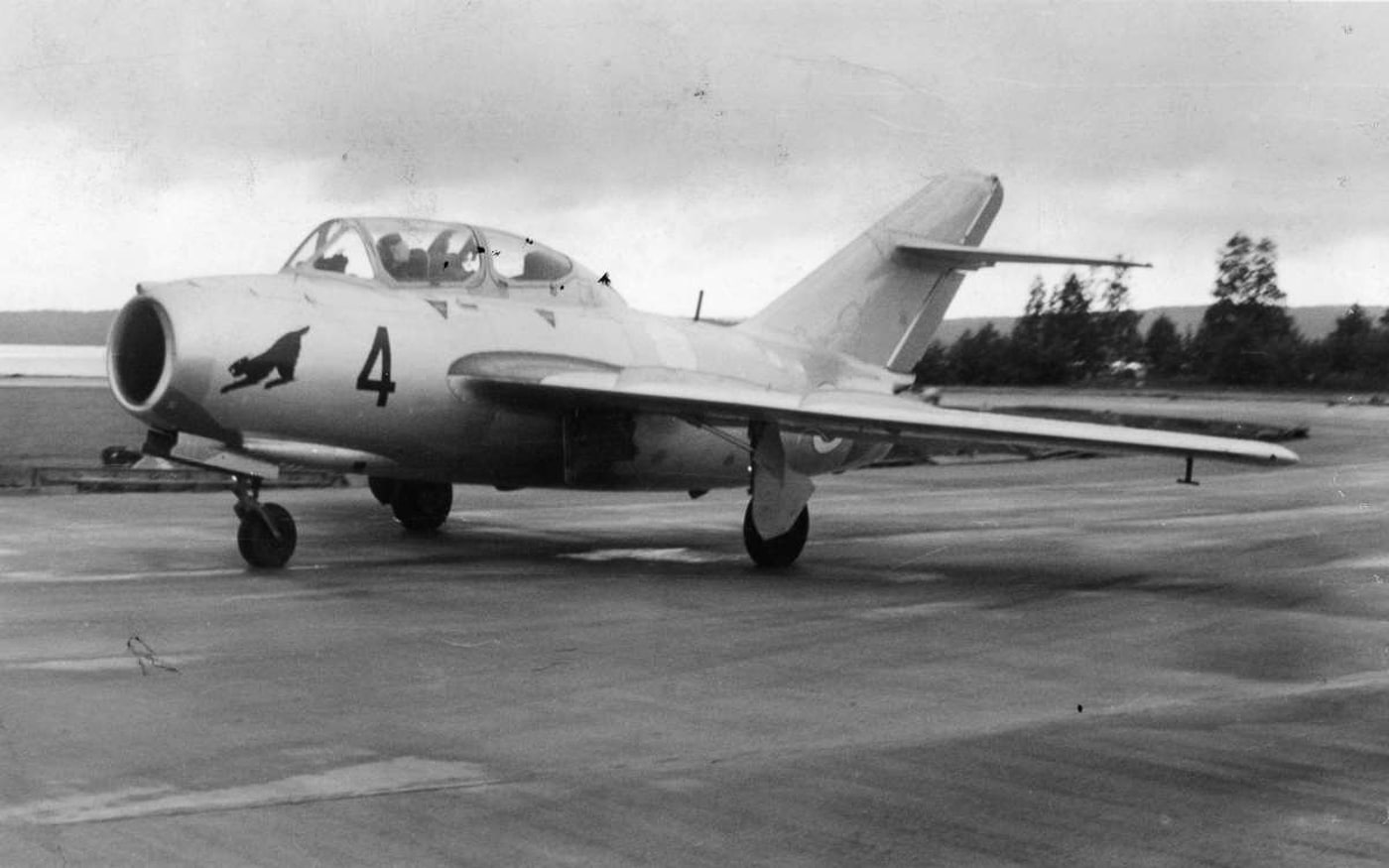 MiG-15 UTI trainer in Finnish Air Force