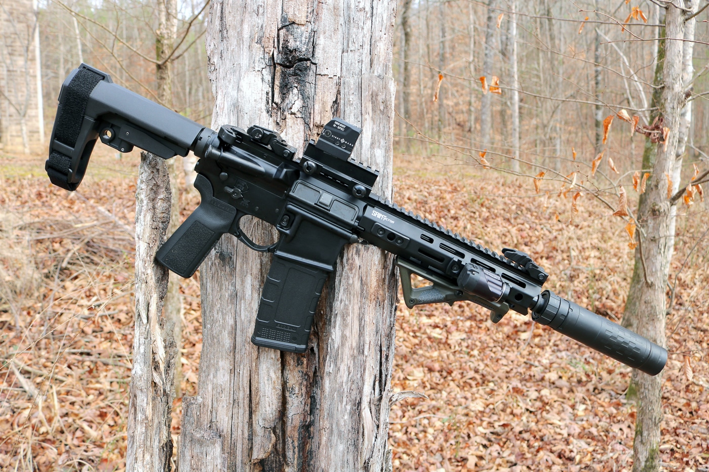 Springfield SAINT Victor pistol in 300 BLK with suppressor reviewed by Will Dabbs