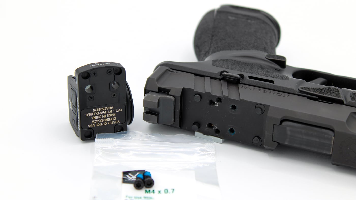 Vortex Defender CCW and RMSc pins