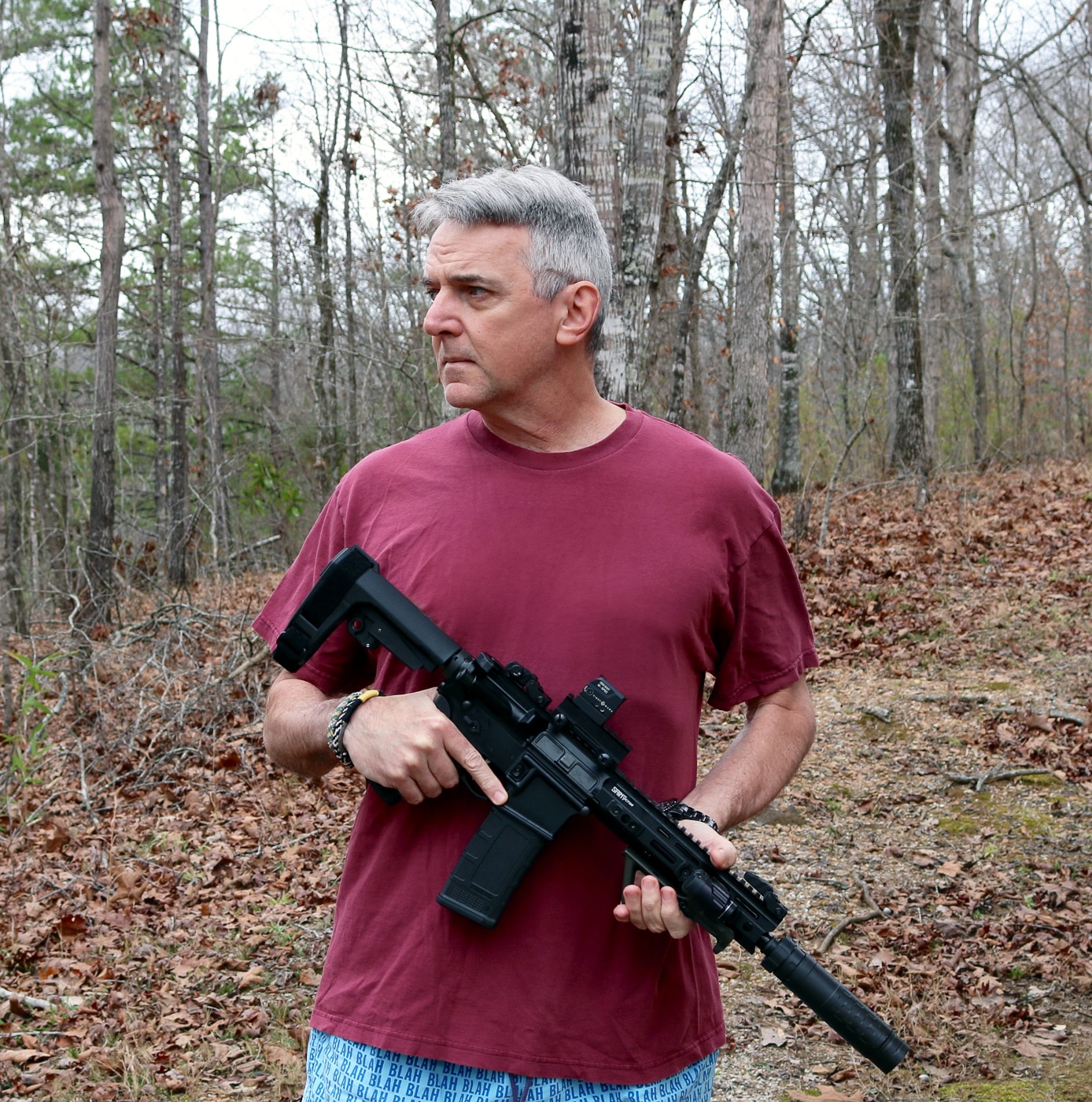 author with the Springfield SAINT Victor in 300 BLK