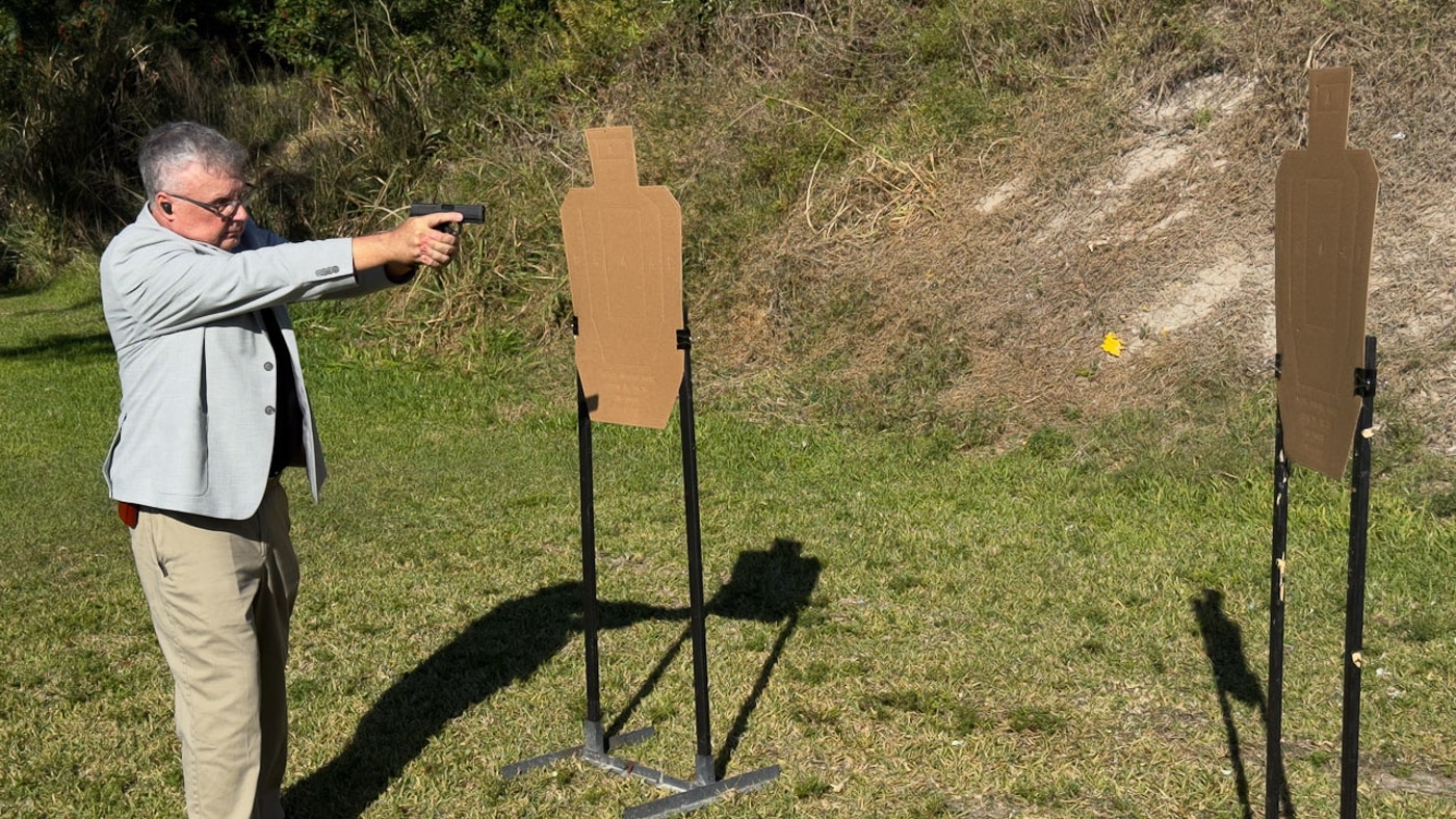 engaging the second target