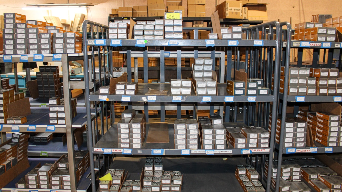 packaged ammunition at the Steinel facility