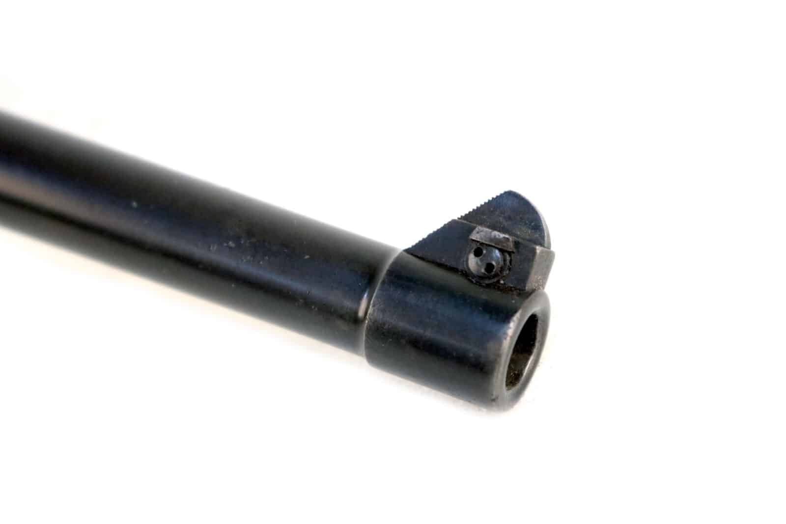 front sight on the Artillery Luger was adjustable using a custom tool