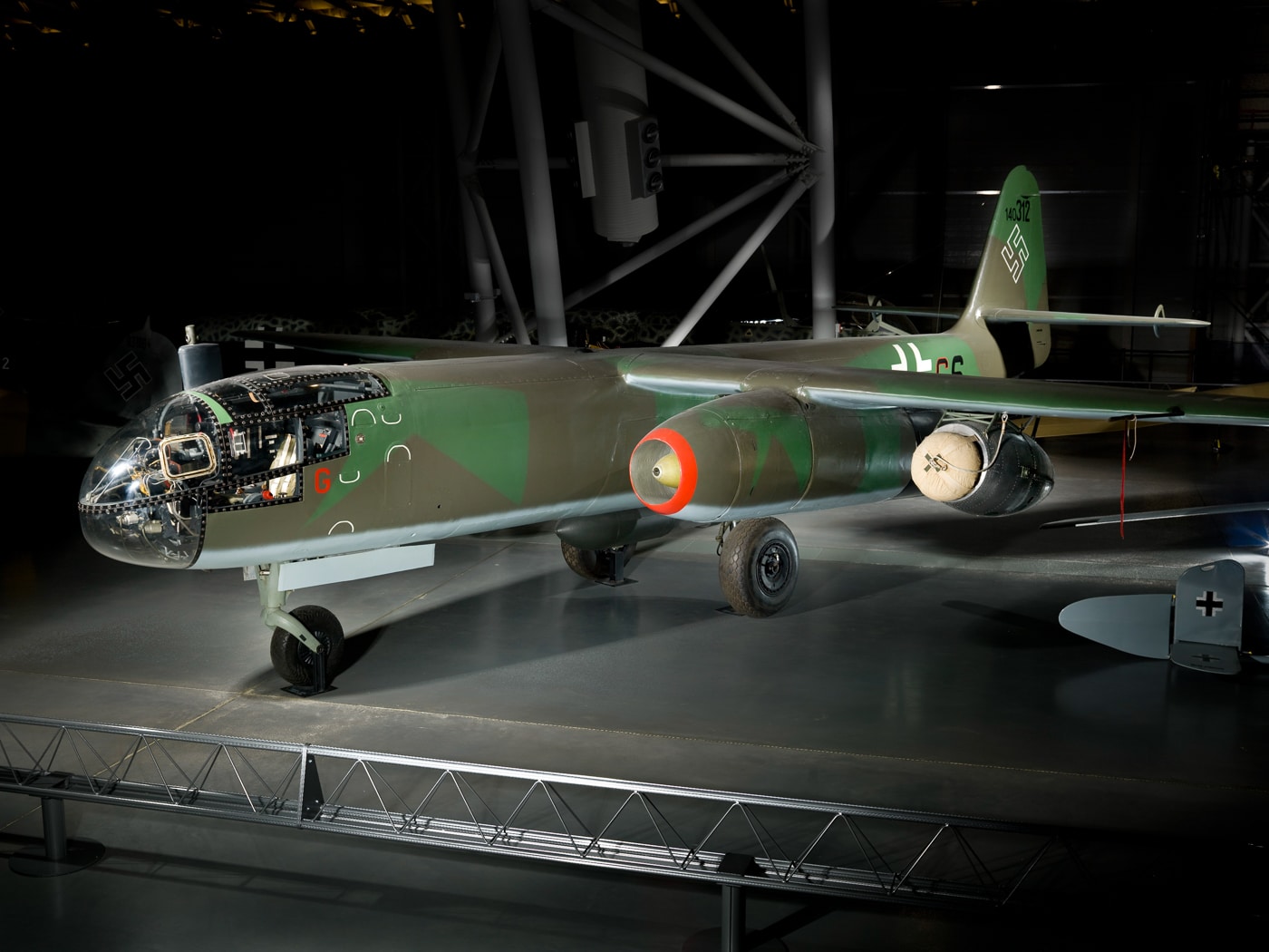 Arado Ar 234 Blitz with JATO at National Air and Space Museum