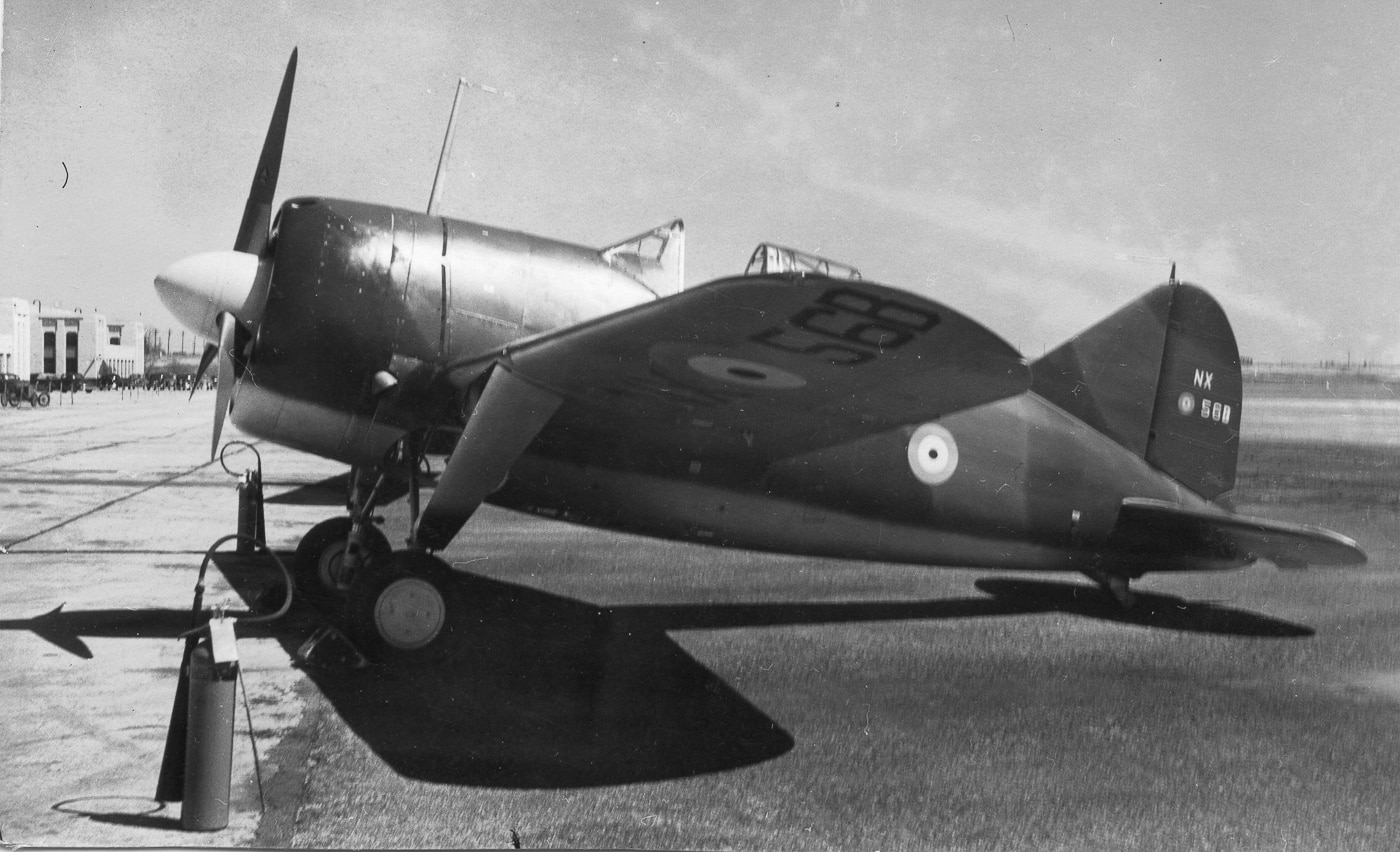 Belgian B-339 export version of Brewster F2A Buffalo