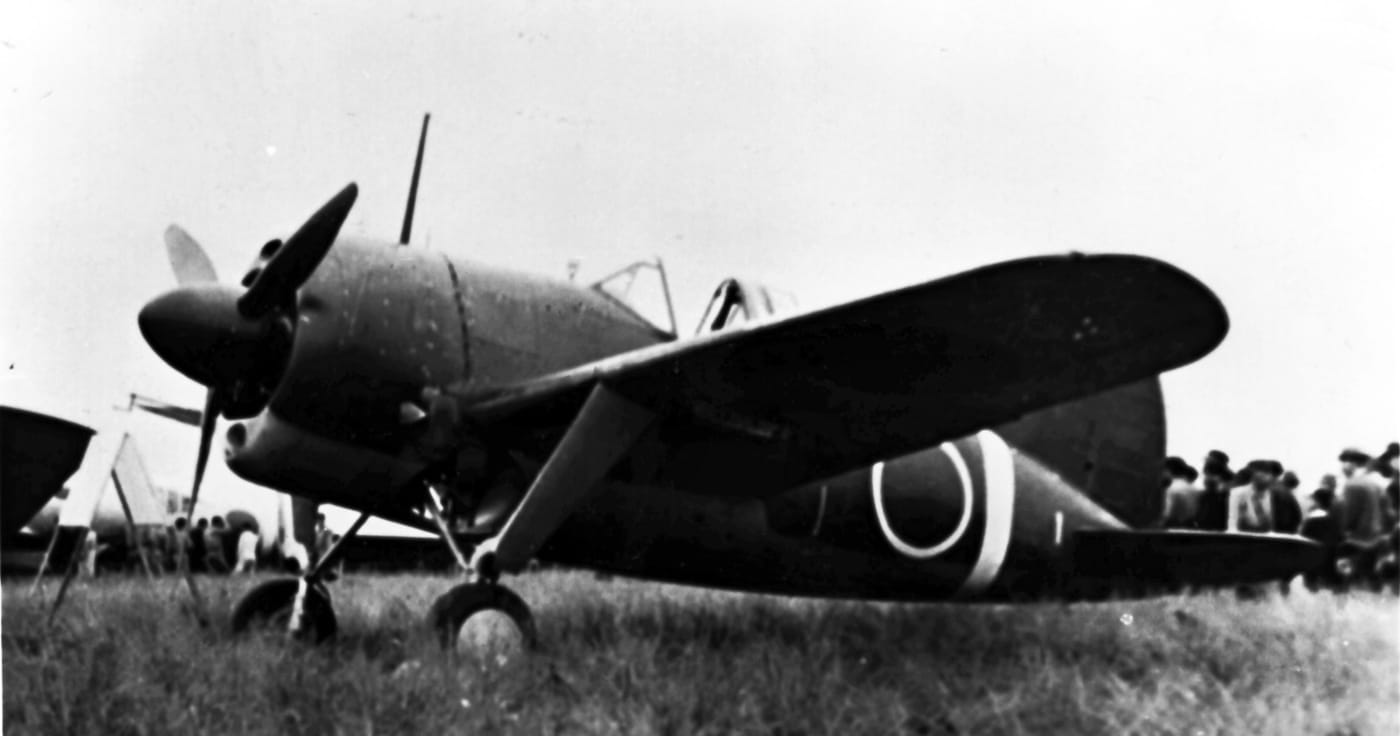 Brewster Buffalo captured by Japanese