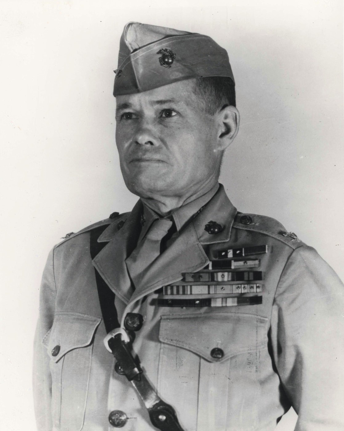 Col Lewis B Chesty Puller portrait taken in 1945