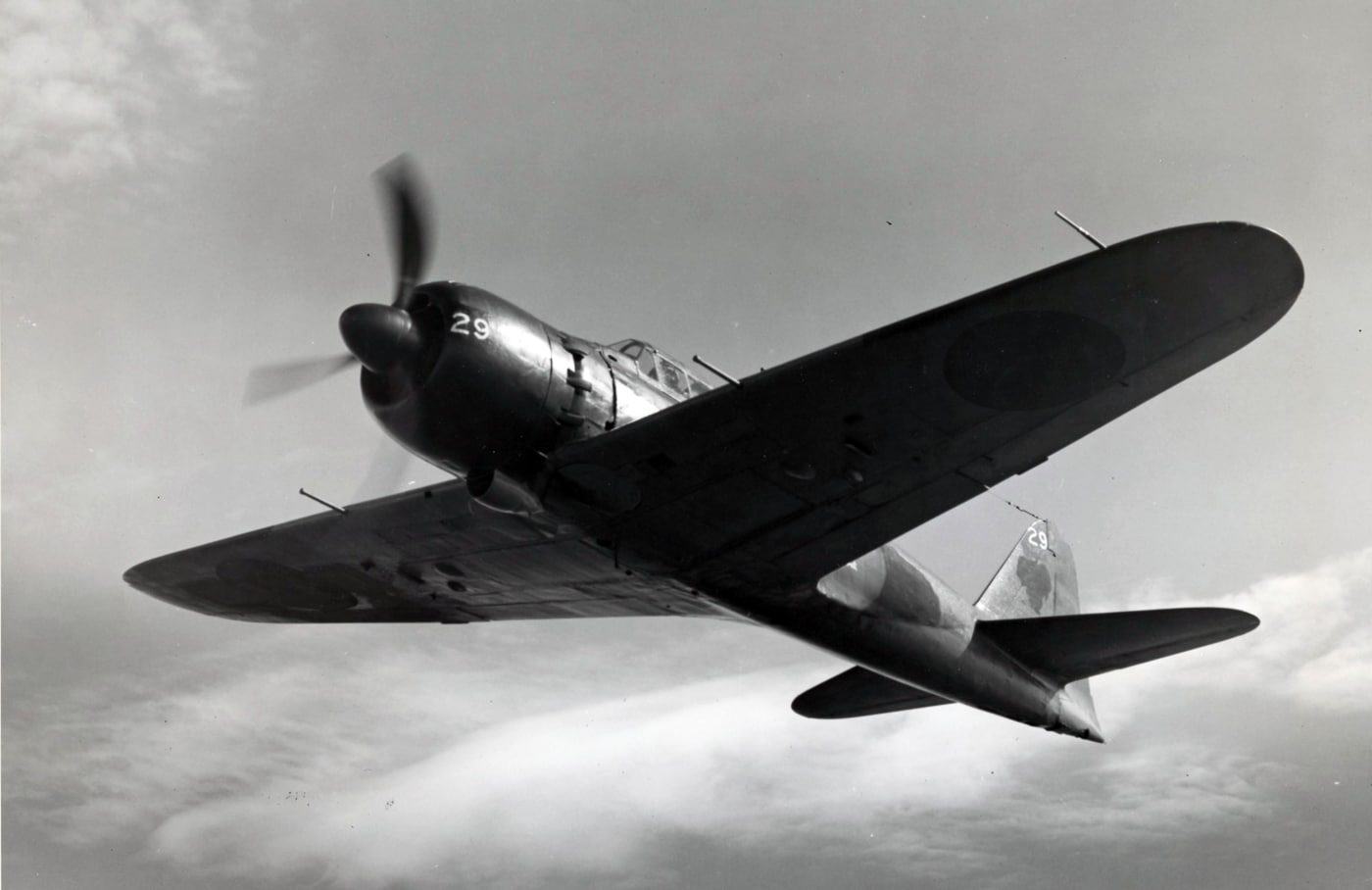 Mitsubishi A6M Zero in flight Zeke