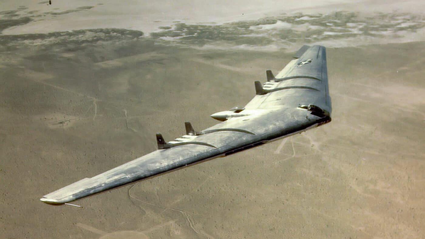 Northrop YB-49 in flight