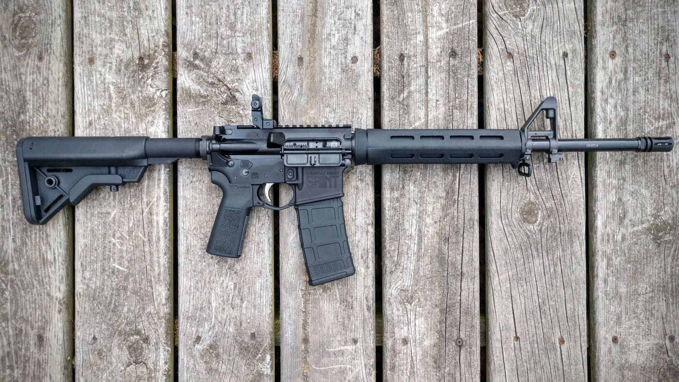 Springfield Armory SAINT is the author pick for best AR-15 rifle