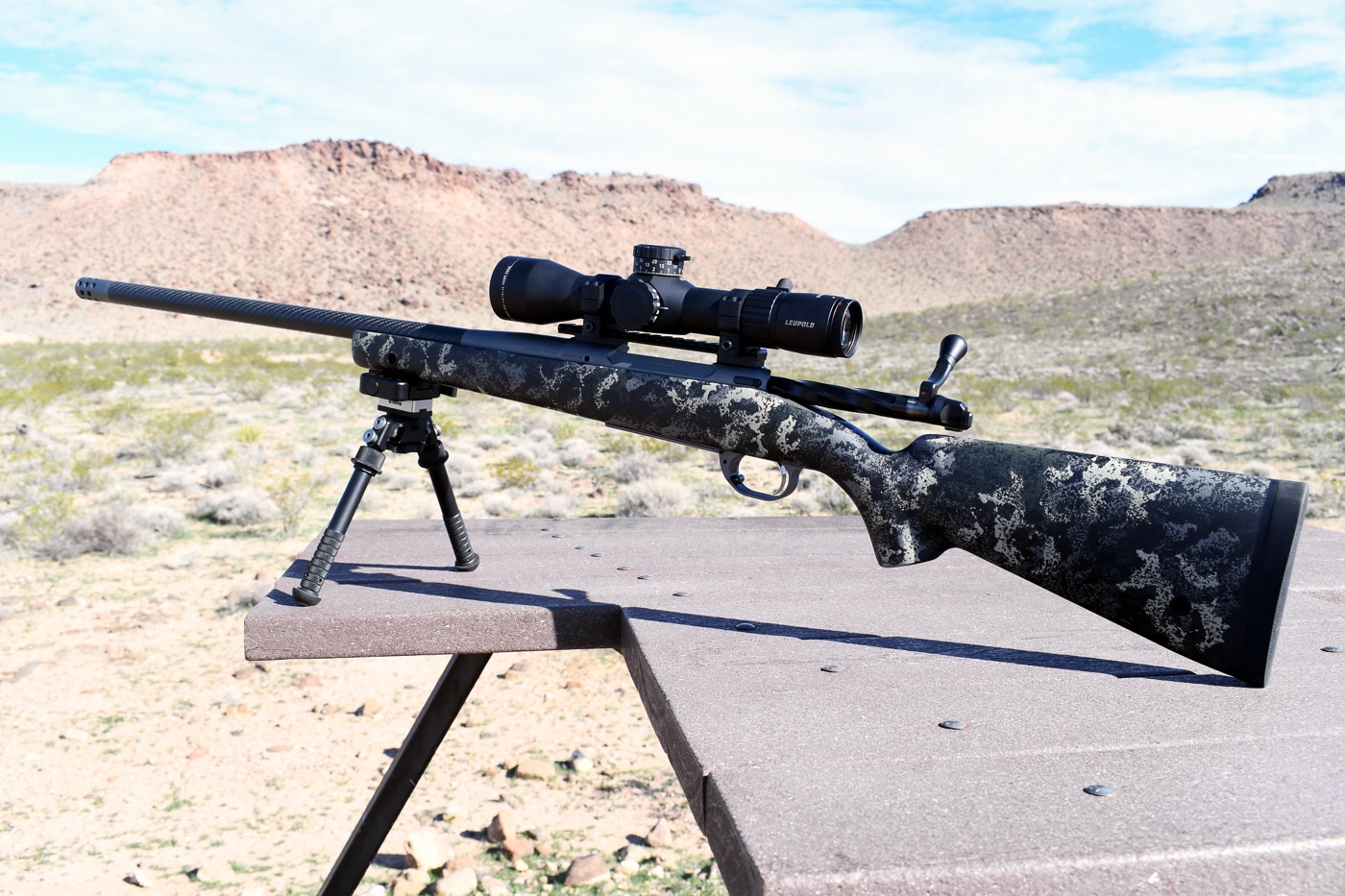 Springfield Boundary rifle at Kingman Arizona shooting range