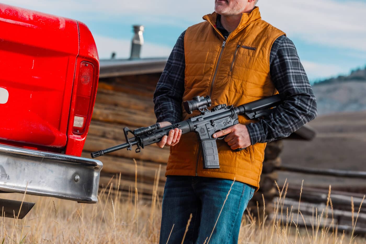 Springfield SAINT rifle best rifle for new shooters and for farm work A Springfield SAINT AR-15 rifle is displayed as an ideal option for new shooters and practical farm use. The Springfield SAINT is widely regarded as one of the best AR-15s for beginners entering the rifle market. Entry-level AR-15 rifles like the SAINT offer reliable performance straight from the factory. New gun owners appreciate the SAINT's straightforward controls and consistent manual of arms. The Springfield SAINT is chambered in 5.56mm NATO for versatile use in defense and field applications. Beginner-friendly rifles benefit from a lifetime warranty and manufacturer quality control.