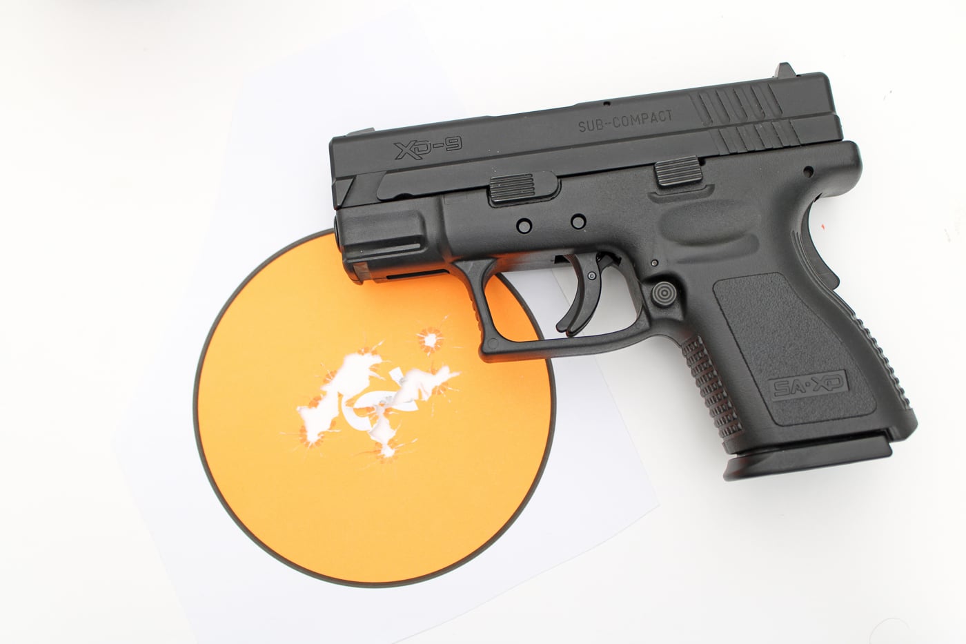Springfield XD measuring accuracy on target
