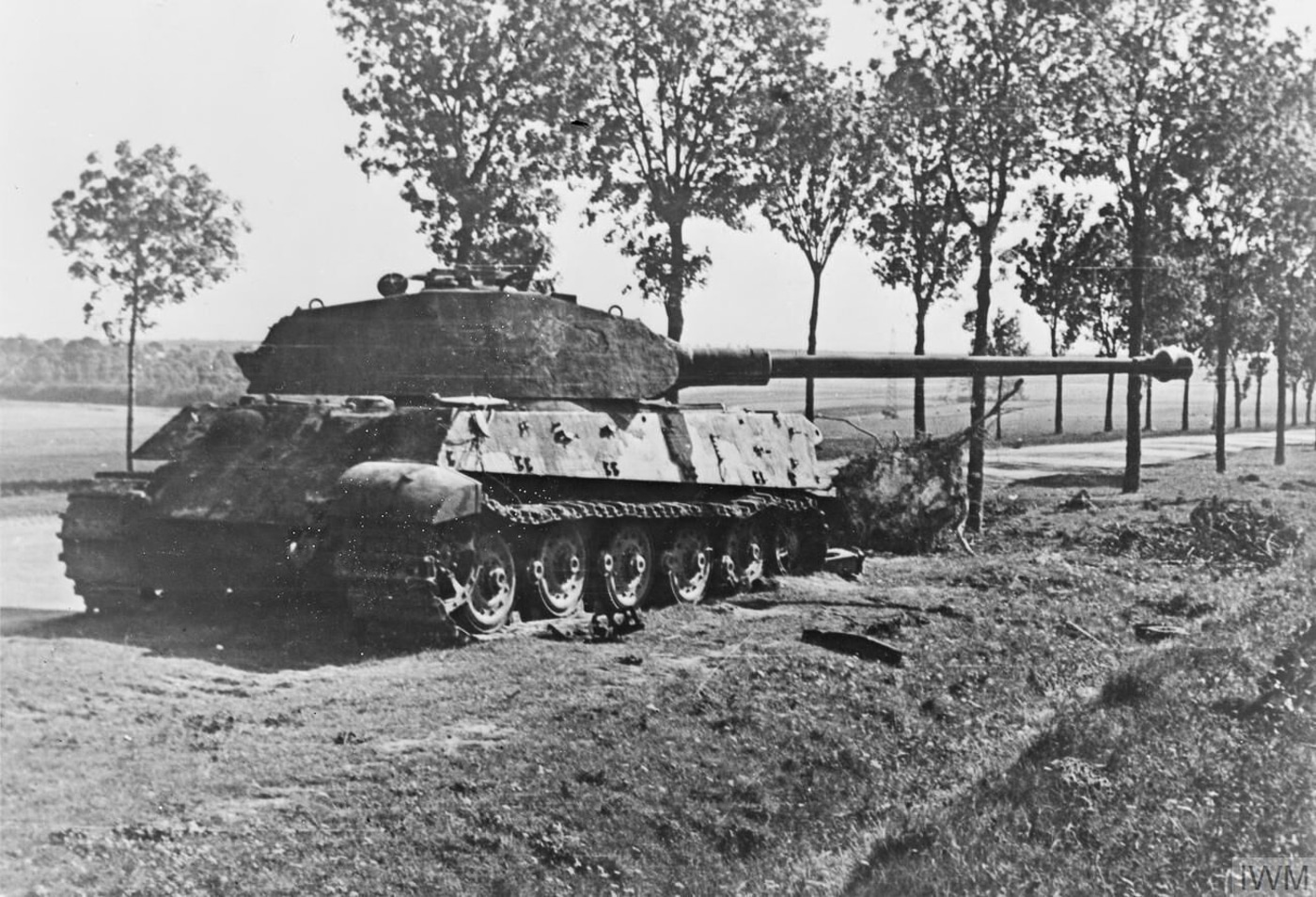 Tiger II abandoned in France