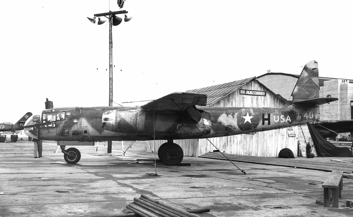 captured Arado Ar 234 at Wright Field October 1945