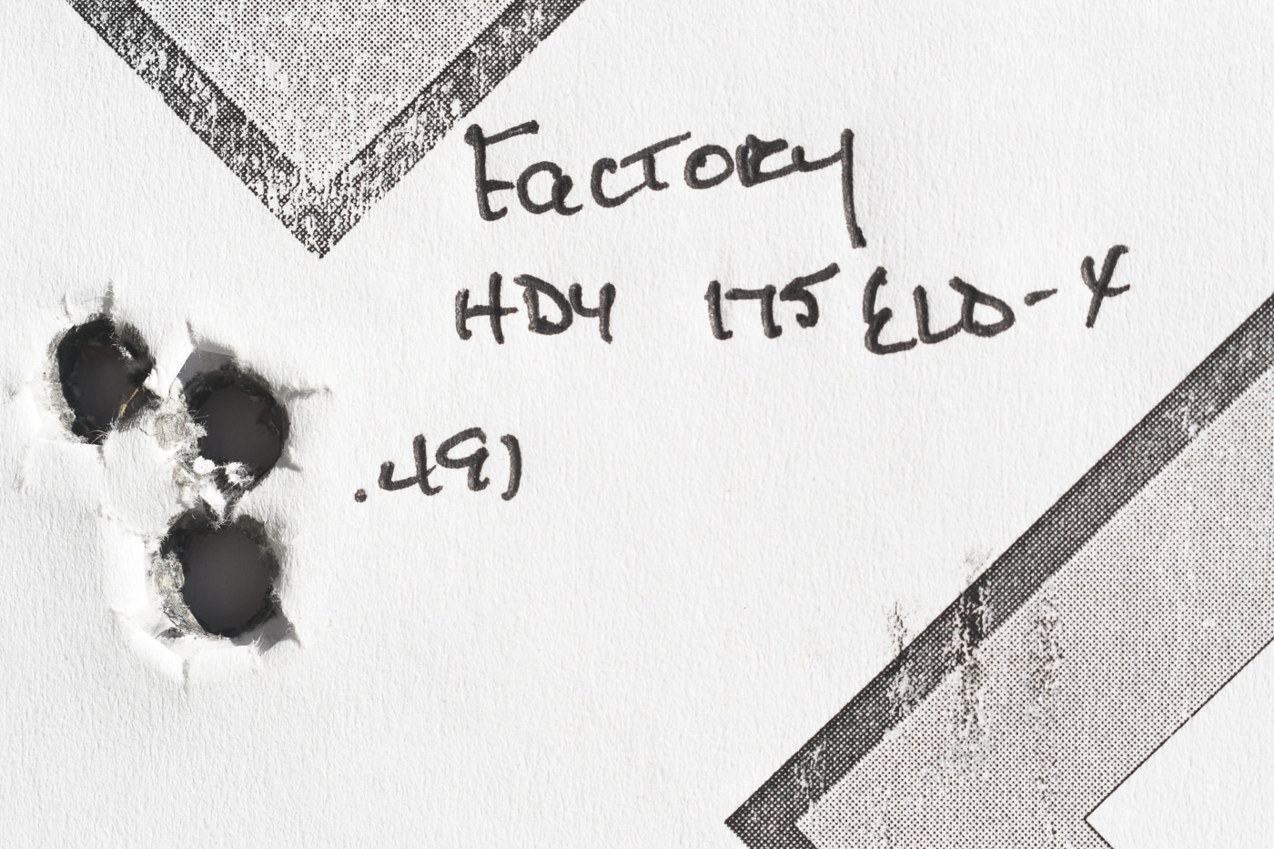 factory ammunition performance Hornady 175 ELD-X