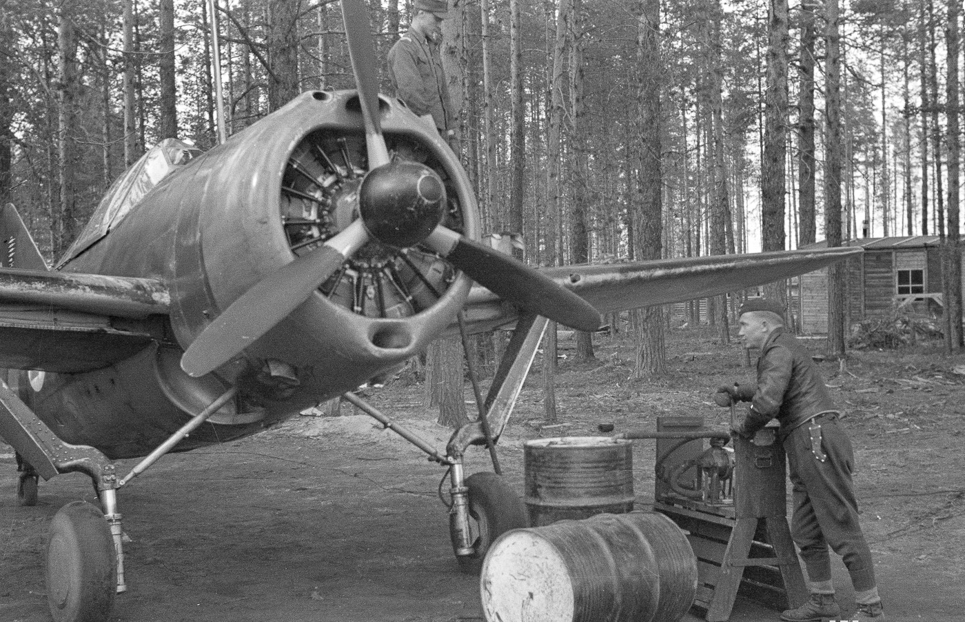 refueling a Buffalo in Finland