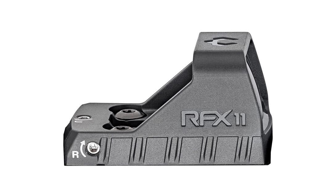 right side view of Viridian RFX11 optic