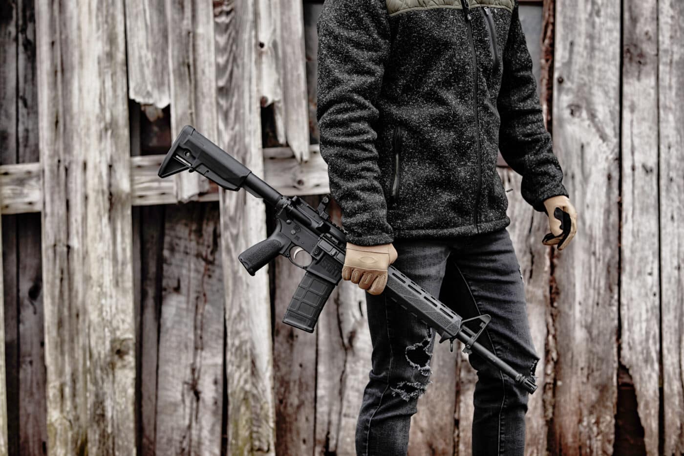 the best AR-15 for beginners is the Springfield Armory SAINT