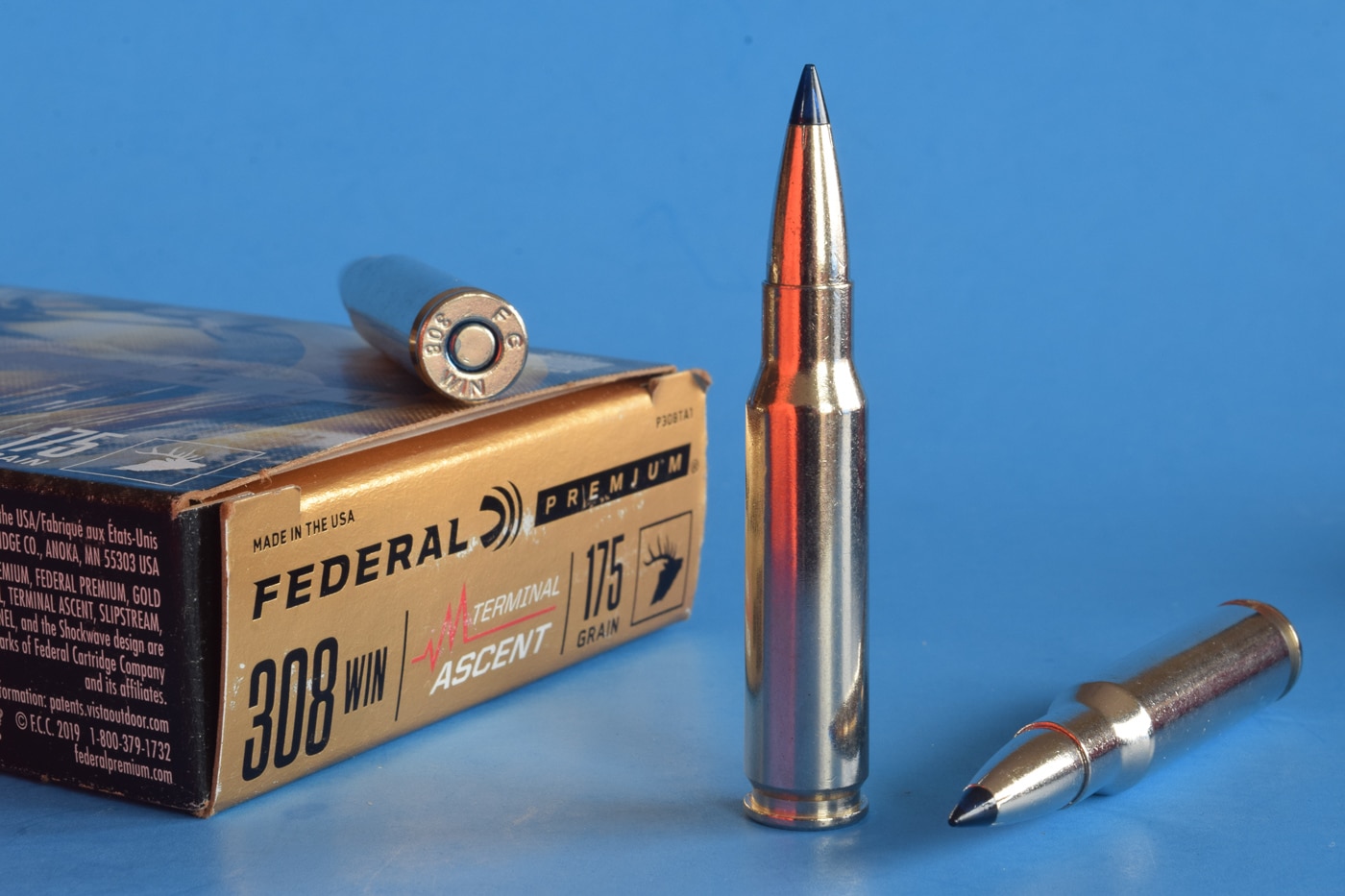 308 Winchester cartridges from Federal for hunting