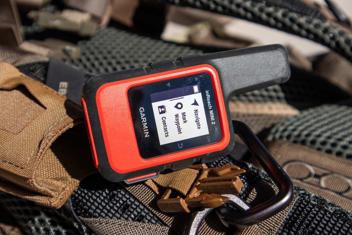 Garmin inReach Mini 2 navigation menu