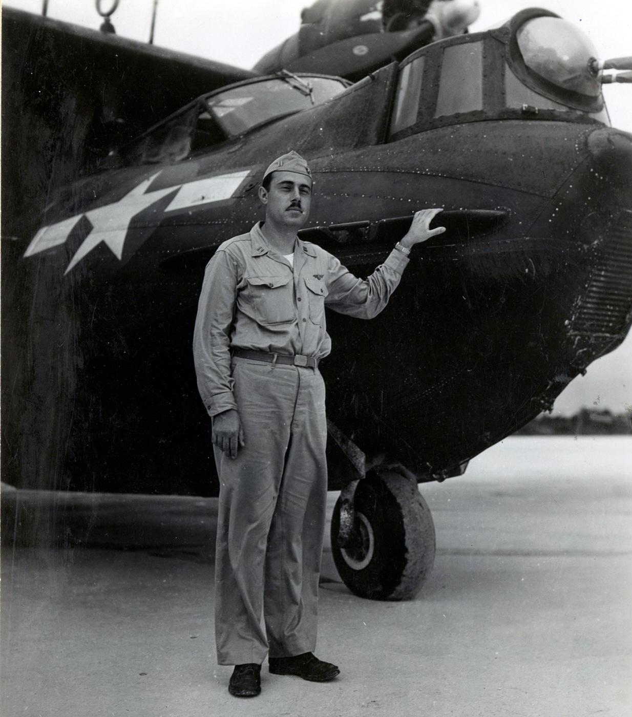 Lt R A Marks PBY Indiananpolis rescue 1945