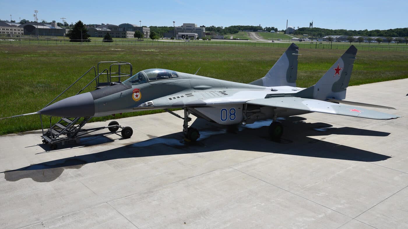Mikoyan-Gurevich MiG-29A at the National Museum of the U.S. Air Force