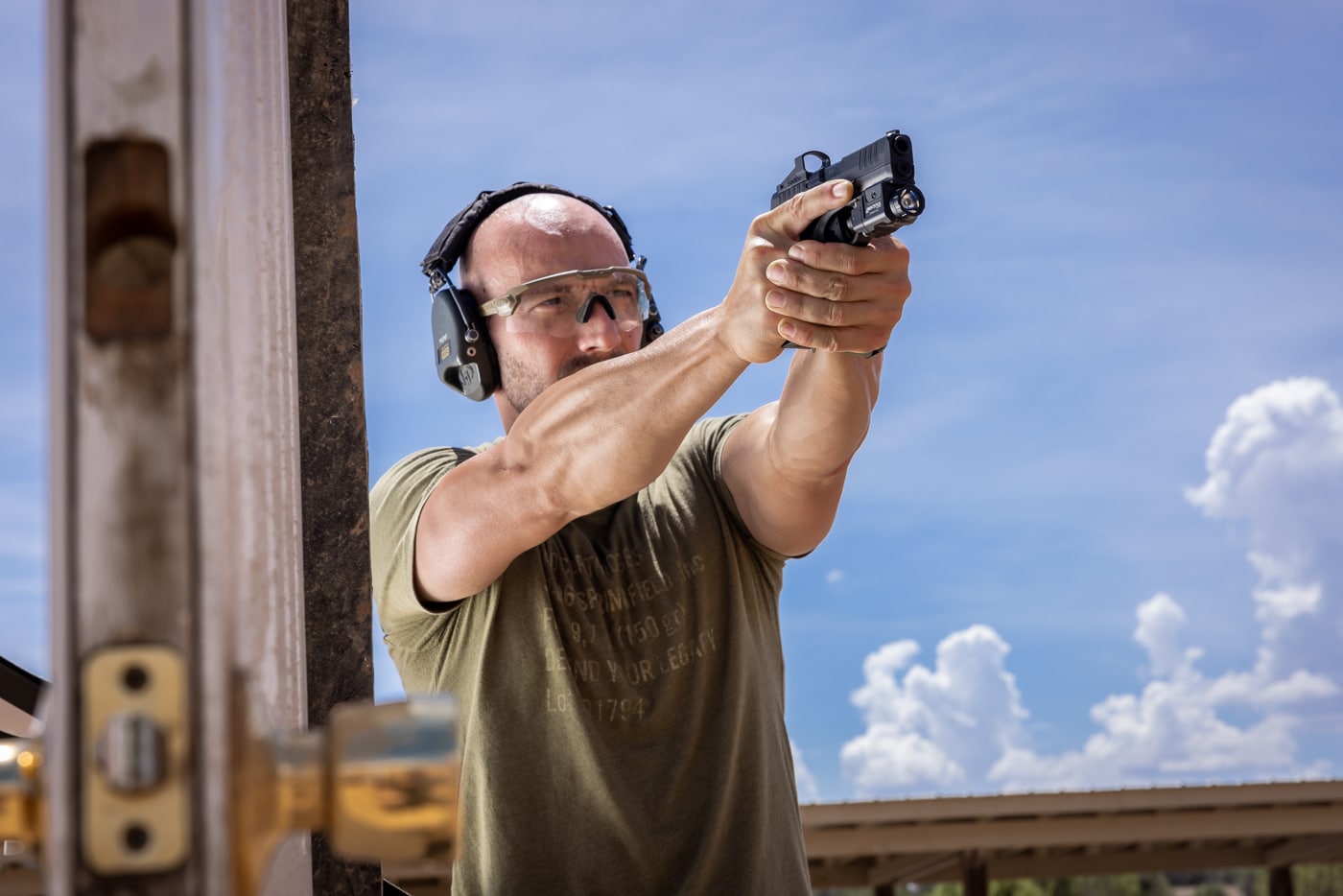 correct trigger press to keep sight alignment on target