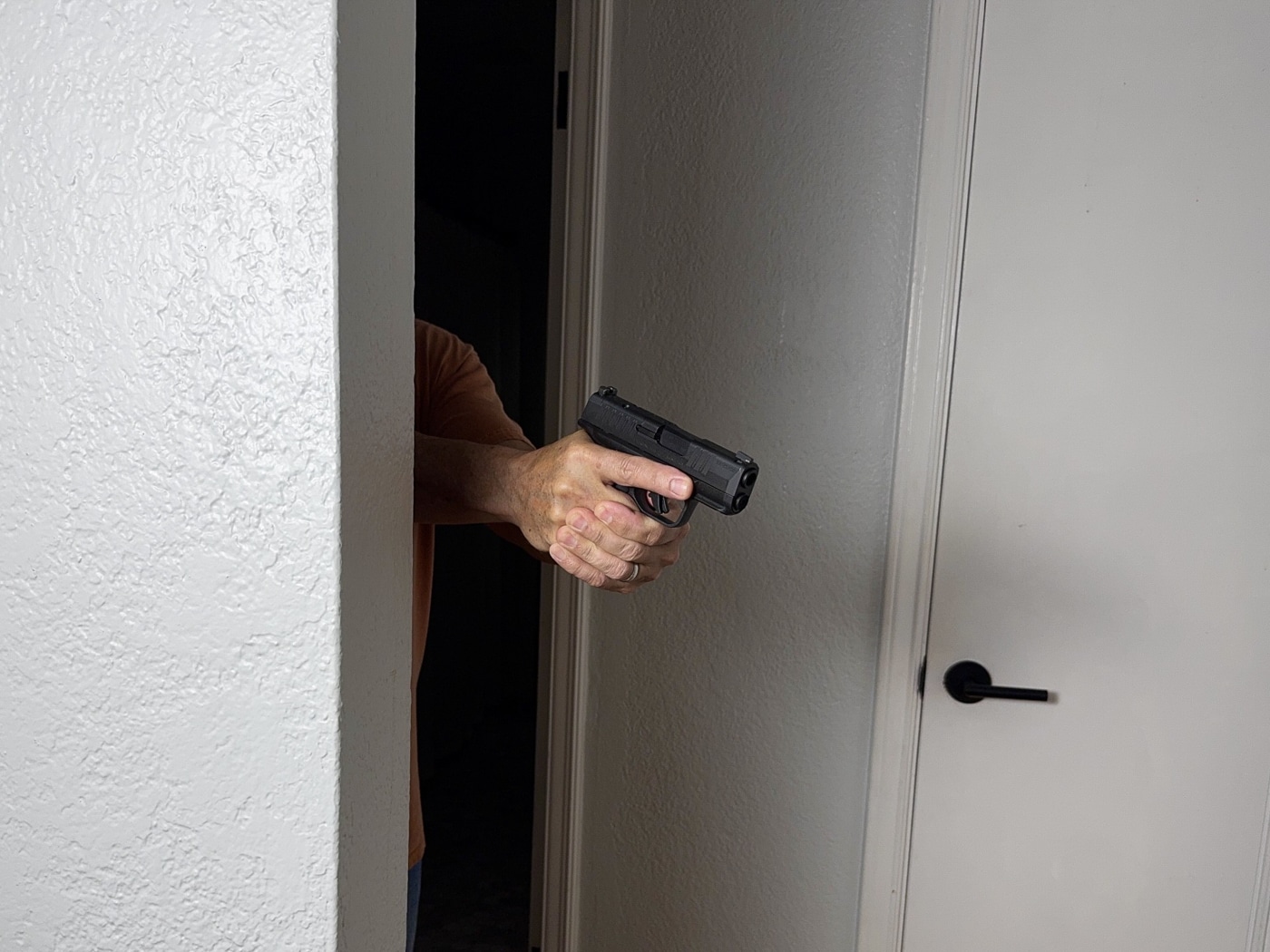 do not flag your weapon or a gun grab could be the result