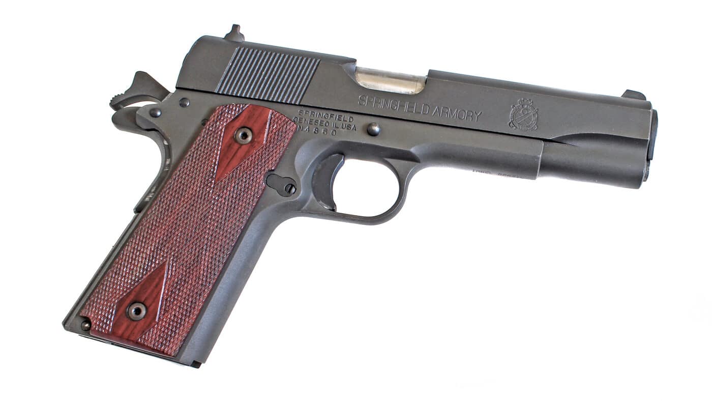grip safety on Springfield Armory Mil-Spec 1911 pistol