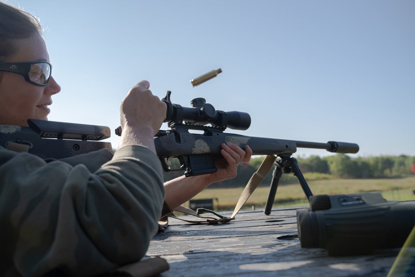 learning how to safely shoot the Springfield Model 2020 hunting rifle