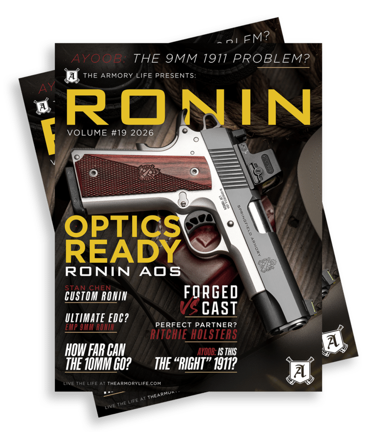 Cover for The Armory Life Digital Magazine Volume 19: Ronin