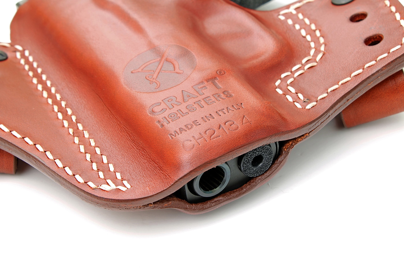 open bottom construction of Lynx holster