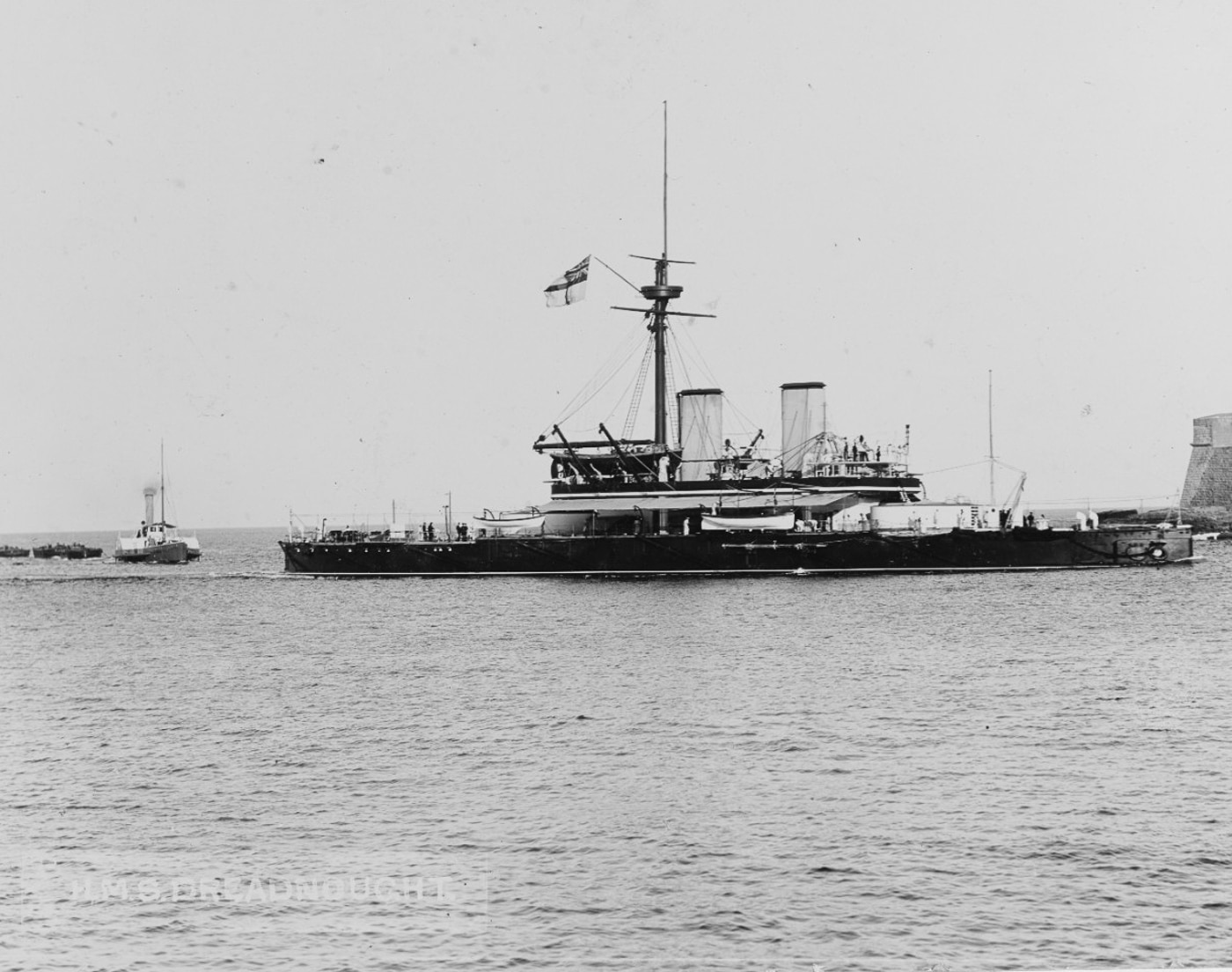 HMS Dreadnought 1875 iron clad
