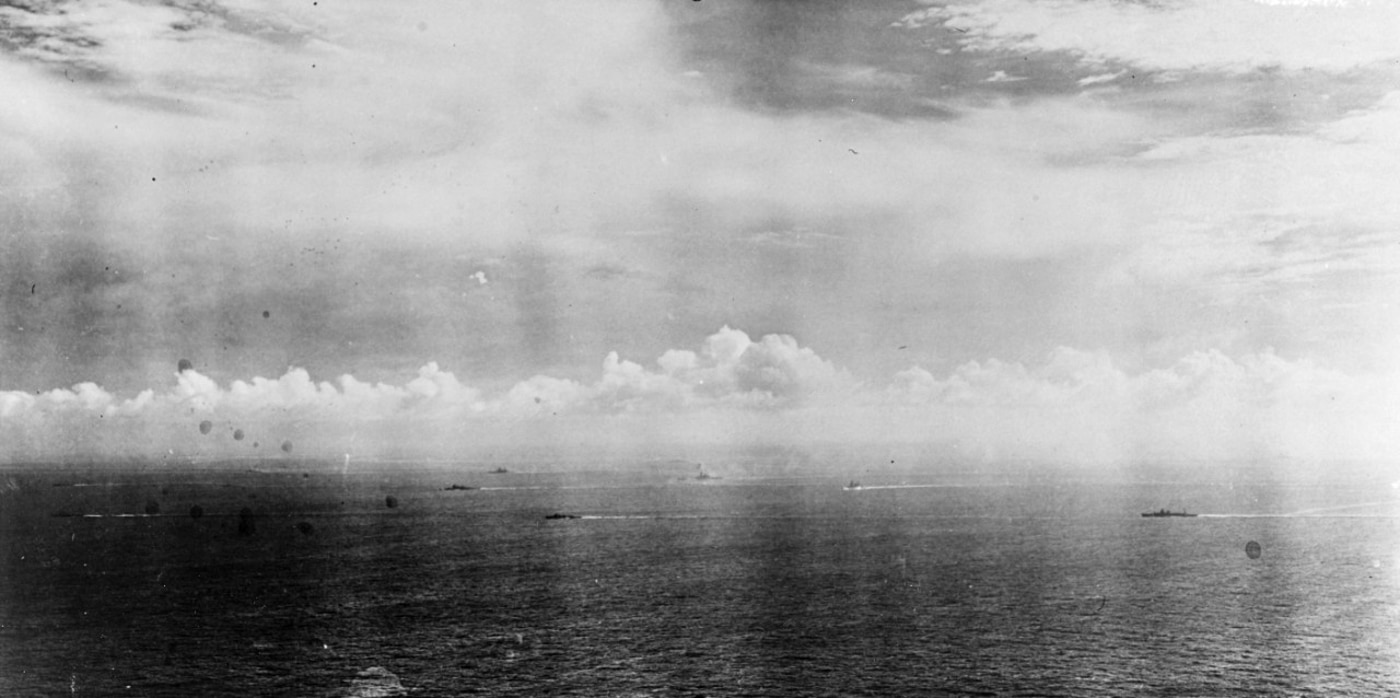 IJN ships off Samar during the Battle off Samar