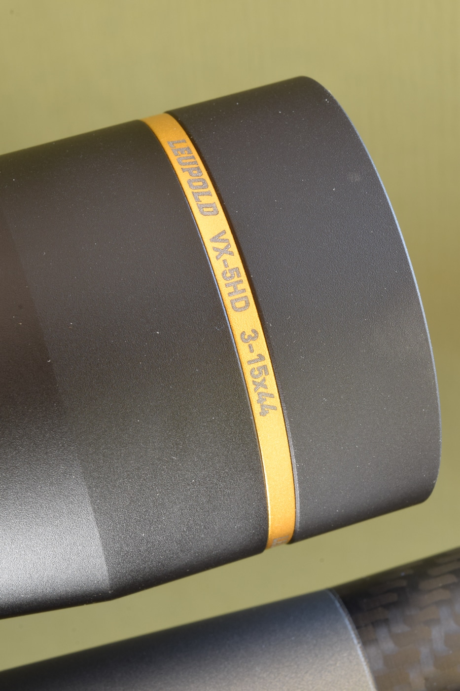 Leupold gold ring on rifle scope