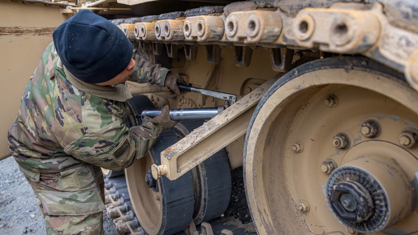 M1 Abrams tank maintenance