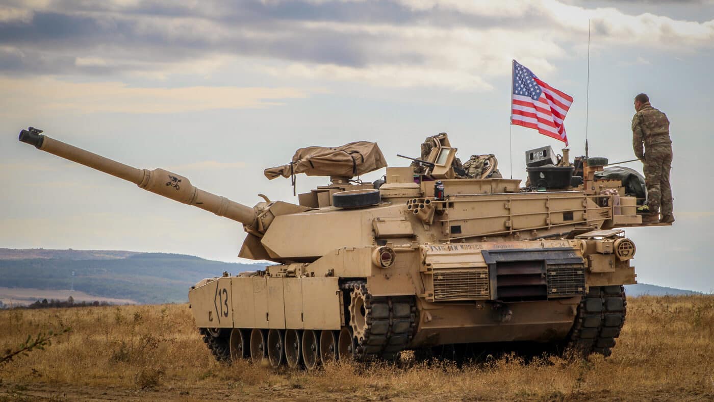 M1A2 Abrams with crew at Novo Selo Training Area Bulgaria 2025